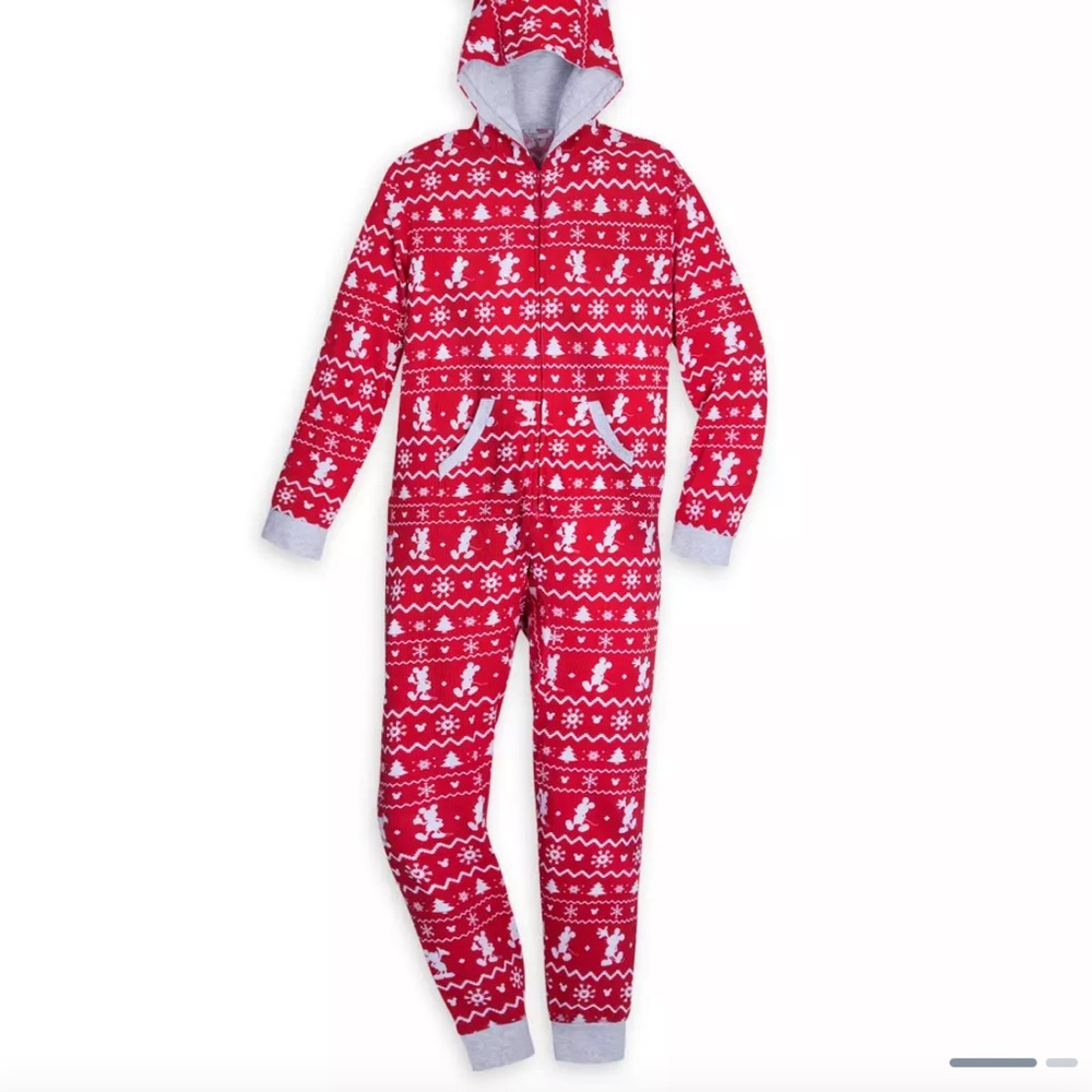 Disney Mickey Christmas onesie size large